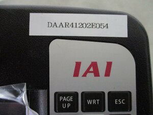 中古 IAI CONTROLLER SPECIFICATION TB-01-C パネルティーチングボックス(DAAR41202E054)
