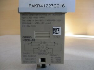 新古 OMRON TIMER H3CR-A8 ソリッドステート・タイマ 2個(FAKR41227C016)