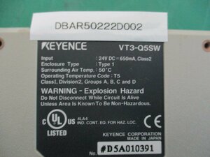 中古 KEYENCE TOUCH PANEL DISPLAY VT3-Q5SW 通電OK(DBAR50222D002)