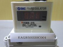 中古 SMC REGULATOR ITV3030-012L 電空レギュレータ(EAGR50220C001)_画像2