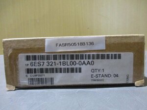 新古 SIEMENS SIMATIC DIGITAL INPUT MODULE 6ES7 321-1BL00-0AA0 デジタル入力モジュール(FASR50518B136)