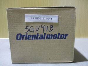 新古 ORIENTAL MOTOR GEAR HEAD 5GU9KB ギアヘッド(FAFR50131B041)