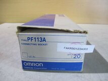 新古 OMRON PF113A 共用ソケット 丸形ソケット PF 22個入(FAKR50123A003)_画像1