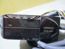 中古 OMRON ZX2-LDA11 スマートセンサ レーザ変位センサ アンプユニット(FAHR50124B246)_画像3