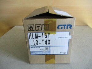 新古 NISSEI GTR THREE PHASE INDUCTION MOTOR HLM-15T-10-T40 三相誘導電動機 ギアモータ 200V 40W(FAMR50131C009)