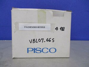 新古 PISCO VBL07-66S 真空発生器 4個(FASR50818C053)
