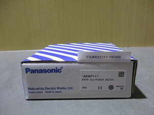 新古 PANASONIC AKW7111 KW7M 100-240V 6vA 50/60Hz Eco Power Meter(FAWR50331B048)