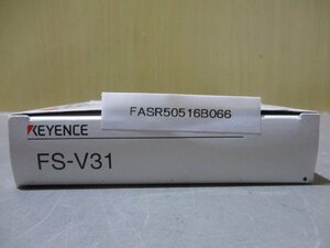 新古 KEYENCE FS-V31 ファイバーセンサーアンプ(FASR50516B066)