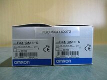 新古 OMRON PHOTOELECTRIC SWITCH E3X-DA11-S 光電センサースイッチ [2個](FBCR50414D072)_画像1