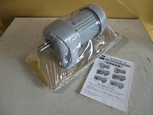 新古 NISSEI GTRモータ INDUCTION MOTOR G3LM-22-50-T020 三相誘導電動機 0.2kW(FAUR50201C002)