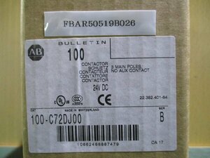 新古 Allen Bradley 100-C72DJ00 Contactor(FBAR50519B026)