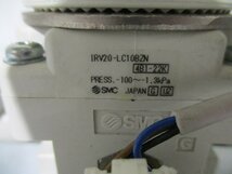 中古 SMC IRV20-LC108ZN PRESS -100~1.3KPa/SMC PRESSURE ZSE30A-01-N-M(EAAR40908C054)_画像3