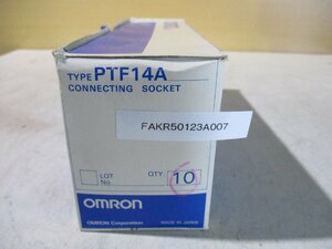 新古 OMRON PTF14A 共用ソケット PTF 10個入(FAKR50123A007)