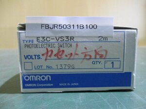 新古 OMRON PHOTO ELECTRIC SWITCH E3C-VS3R 光電センサースイッチ(FBJR50311B100)