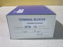 新古 IDEC BTB・BTBHシリーズ BTB15C10固定端子台 5個(FAKR50123A045)_画像1