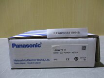 新古 PANASONIC AKW7111 KW7M 100-240V 6vA 50/60Hz Eco Power Meter(FAWR50331B046)_画像1