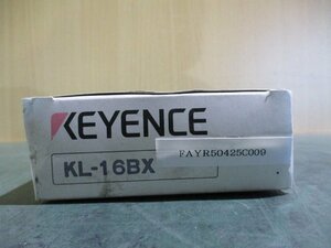 新古 KEYENCE 16点 ネジ端子台 KL-16BX(FAYR50425C009)