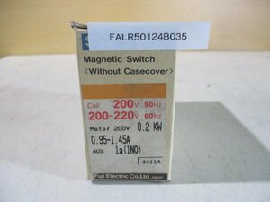 新古 FUJI TR-0N 標準形電磁接触器 0.2KW 0.95-1.45A(FALR50124B035)
