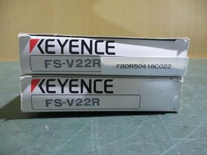 新古 KEYENCE FS-V22R ファイバーセンサーアンプ 2個(FBDR50418C022)