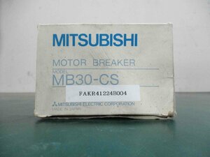 新古 Mitsubishi MOTOR BREAKER MB30-CS 16AMP 500VAC 3P 50-60Hz(FAKR41224B004)
