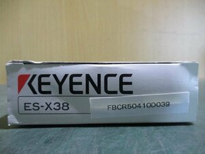 新古 KEYENCE ES-X38 アンプ分離型近接センサー(FBCR50410D039)