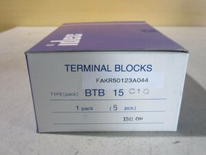 新古 IDEC BTB・BTBHシリーズ BTB15C10固定端子台 5個(FAKR50123A044)