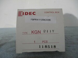 中古IDEC(アイデック/和泉電機) KGN211Y 形コントロールボックス 送料別(FBPR41129C036)