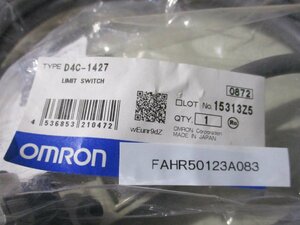 新古 OMRON 小形リミットスイッチ LIMIT SWITCH D4C-1427(FAHR50123A083)