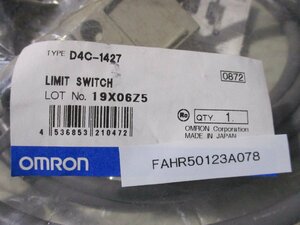 新古 OMRON 小形リミットスイッチ LIMIT SWITCH D4C-1427(FAHR50123A078)