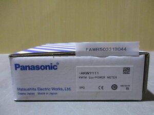 新古 PANASONIC AKW7111 KW7M 100-240V 6vA 50/60Hz Eco Power Meter(FAWR50331B044)