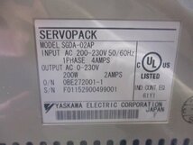 新古 YASKAWA サーボパック SGDA-02AP AC SERVOPACK 200W(FAXR50407B026)_画像4