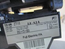 中古Fuji Electric type TR-ON TR13N 電磁開閉器/Fuji Electric Magnetic Contactor SJ-0G SJ12AG 2.2KW 送料別(FALR50125C108)_画像6