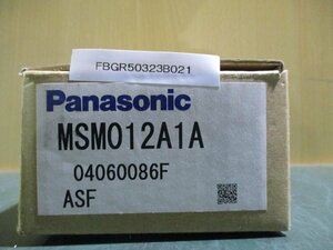 新古 Panasonic MSM012A1A サーボモーター(FBGR50323B021)