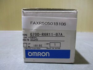 新古 OMRON G70D-R6R11-B7A リレーターミナル RELAY TERMINAL 24VDC(FAXR50501B106)