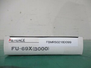 新古 KEYENCE FU-69X(3000) ファイバーセンサヘッド(FBMR50218D099)