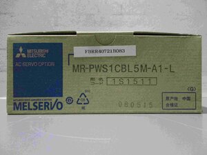 新古 MITSUBISHI MR-PWS1CBL5M-A1-L モータ電源ケーブル(FBRR40721B083)