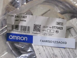 新古 OMRON 小形リミットスイッチ LIMIT SWITCH D4C-1427(FAHR50123A049)