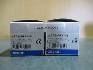 新古 OMRON PHOTOELECTRIC SWITCH E3X-DA11-S 光電センサースイッチ [2個](FBCR50414D071)