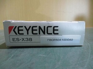 新古 KEYENCE ES-X38 アンプ分離型近接センサー(FBCR50410D040)