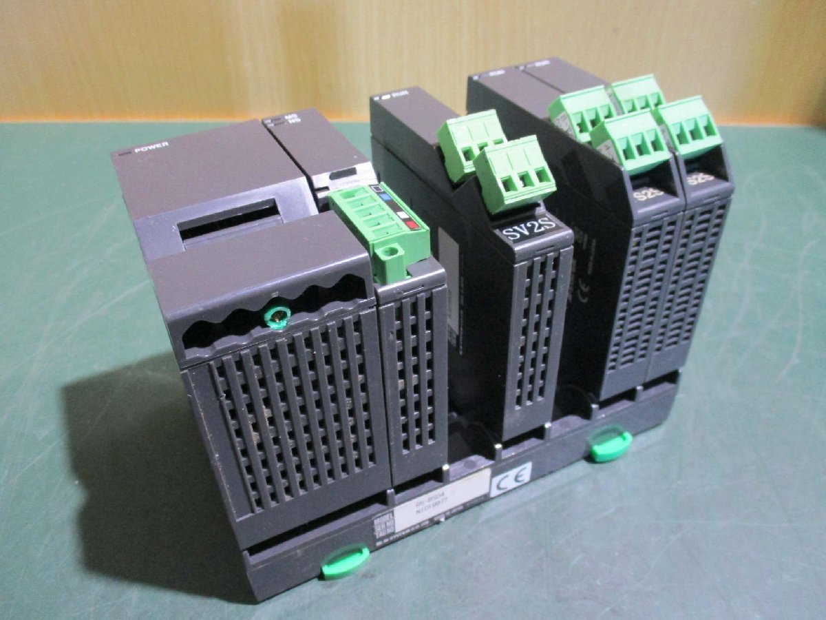 中古 M SYSTEM RemoteI/Oconverter R5-BS04/R5-PSR/R5-ND1/R5-SV2S/R5-TS2S*2 リモートI/O変換器(BAFR41215C014)