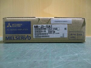 新古 MITSUBISHI AC SERVO MR-J3-10A1 ACサーボアンプ 100W(FBGR50323B051)