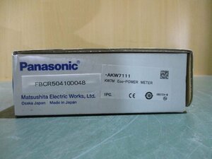 新古 PANASONIC AKW7111 KW7M 100-240V 6vA 50/60Hz Eco Power Meter(FBCR50410D048)