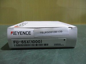 新古 KEYENCE FU-65X(1000) ファイバーセンサー(FBJR50313B139)