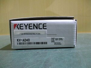 新古 KEYENCE KV-AD40 PLCシステム アナログ入力ユニット(FBHR50323C134)