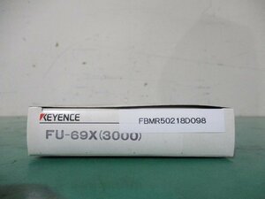 新古 KEYENCE FU-69X(3000) ファイバーセンサヘッド(FBMR50218D098)