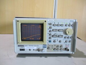 中古 Advantest R4131D Spectrum Analyzers スペクトラムアナライザー 通電OK(GARR50501A001)