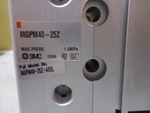 新古 SMC MGPM40-25Z-A93L ガイド付きシリンダ(FAZR50425B021)_画像6