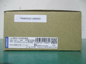 新古 omron S8FS-G10024CD スイッチング・パワーサプライ(カバー付/DINレール取りつけ)(FBMR50213B003)