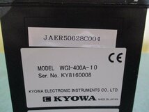 中古 KYOWA INSTRUMENTATION AMPLIFIER WGI-400A-10 小型汎用表示器(JAER50628C004)_画像2