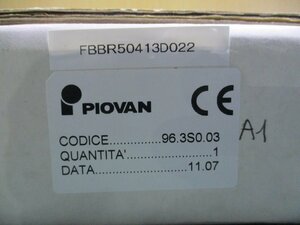 新古 PIOVAN 96.3S0.03 APLOVA963S003 ST:02.11/ 08.40.IT51412*3.24(FBBR50413D022)